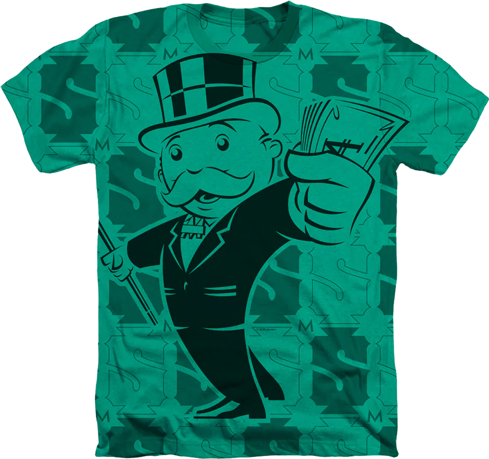 Rich Uncle Pennybags Monopoly T-Shirt