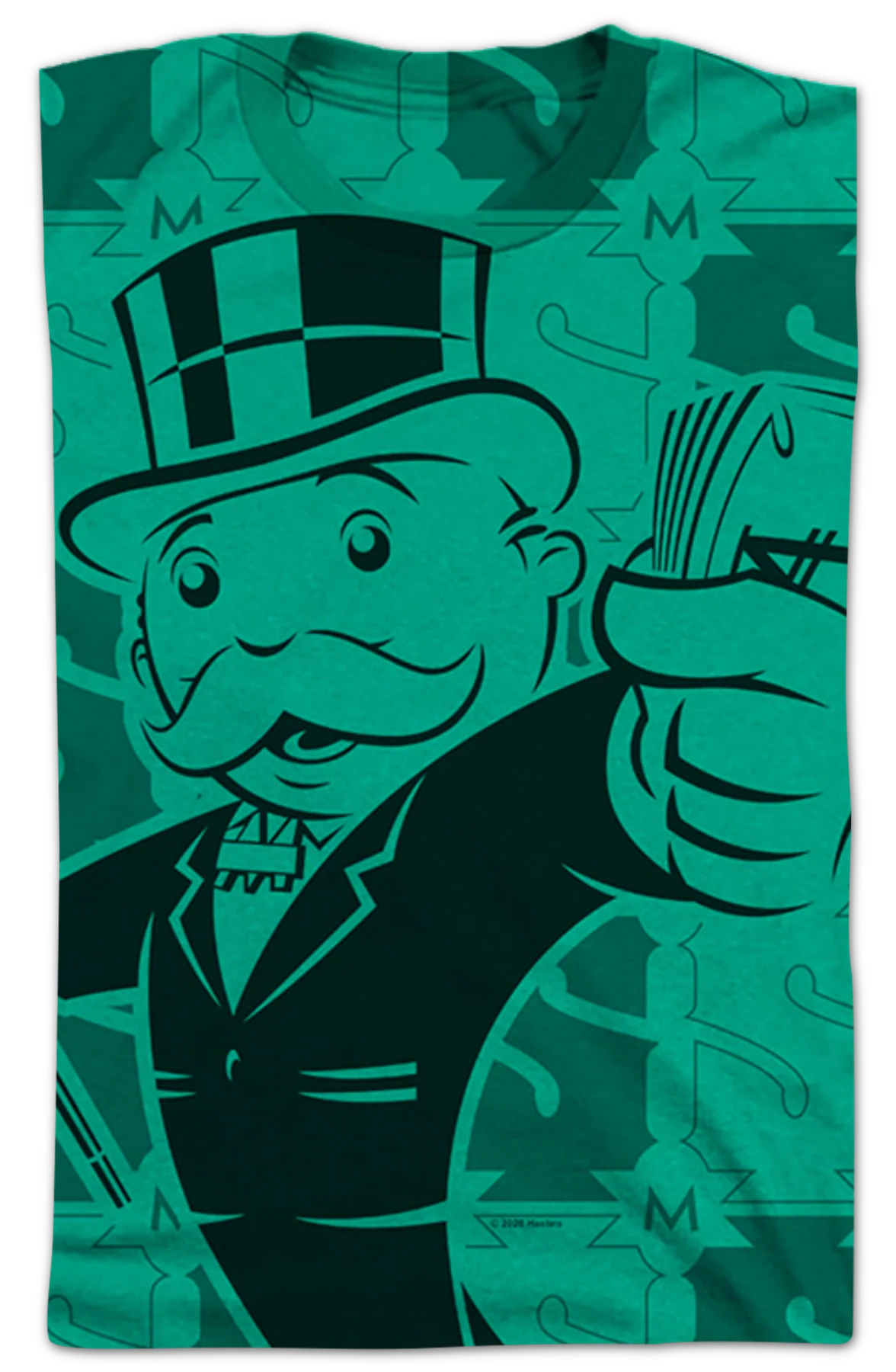 Rich Uncle Pennybags Monopoly T-Shirt - Image 2