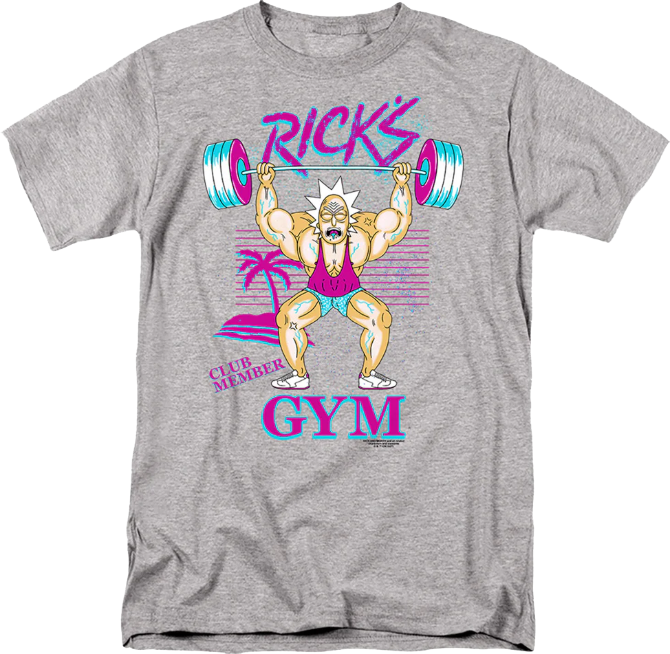 Rick's Gym Rick And Morty T-Shirt