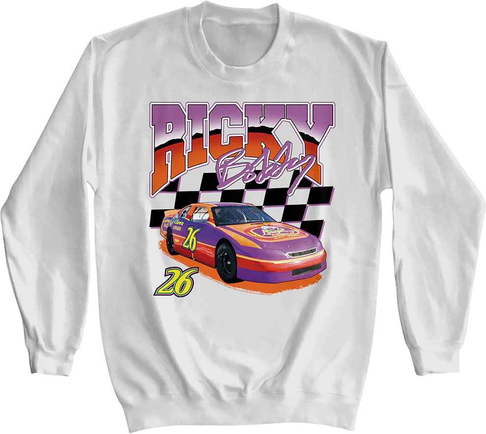 Ricky Bobby Checkered Flag Talladega Nights Sweatshirt
