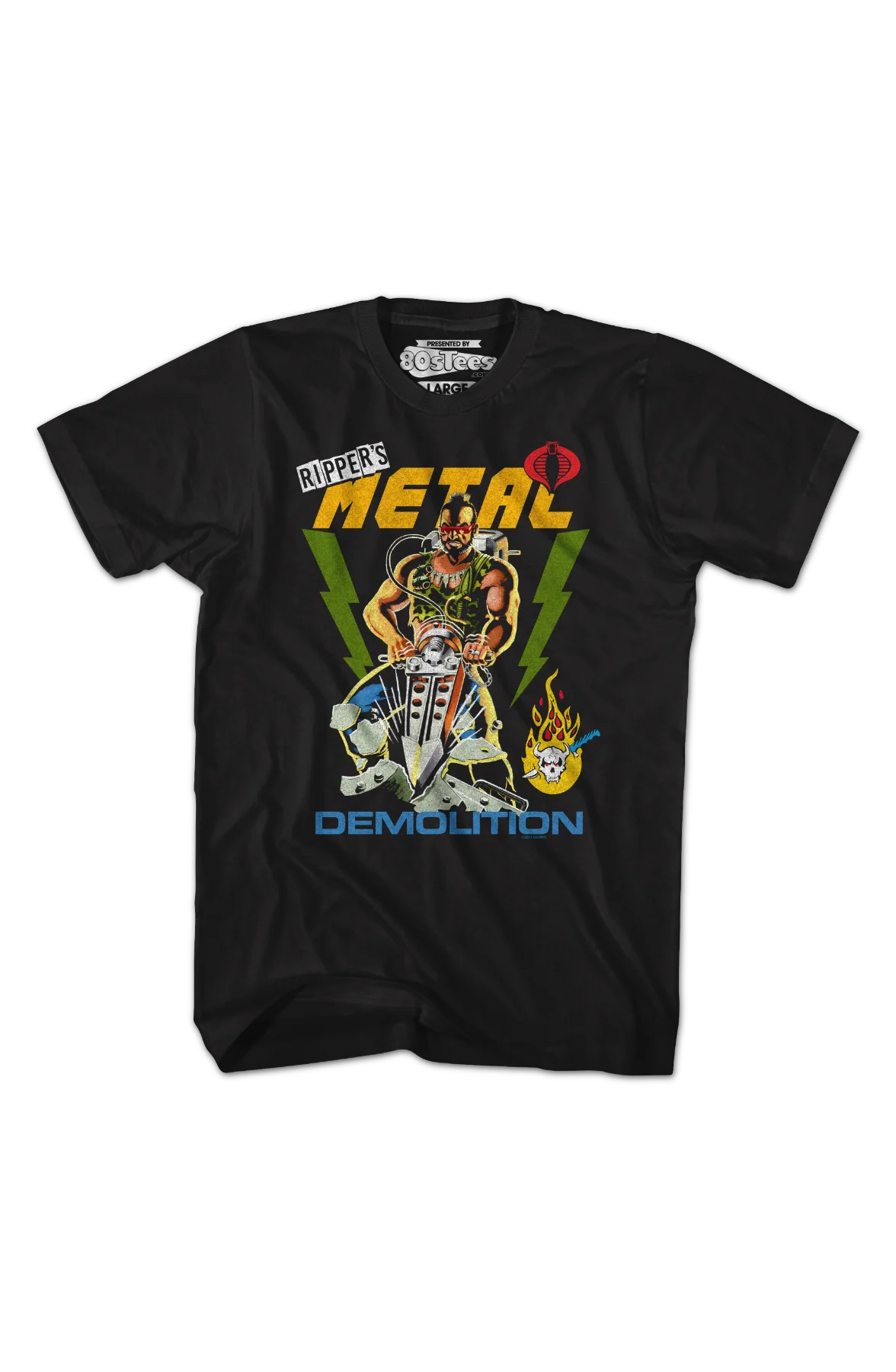 Ripper's Metal Demolition GI Joe T-Shirt - Image 2