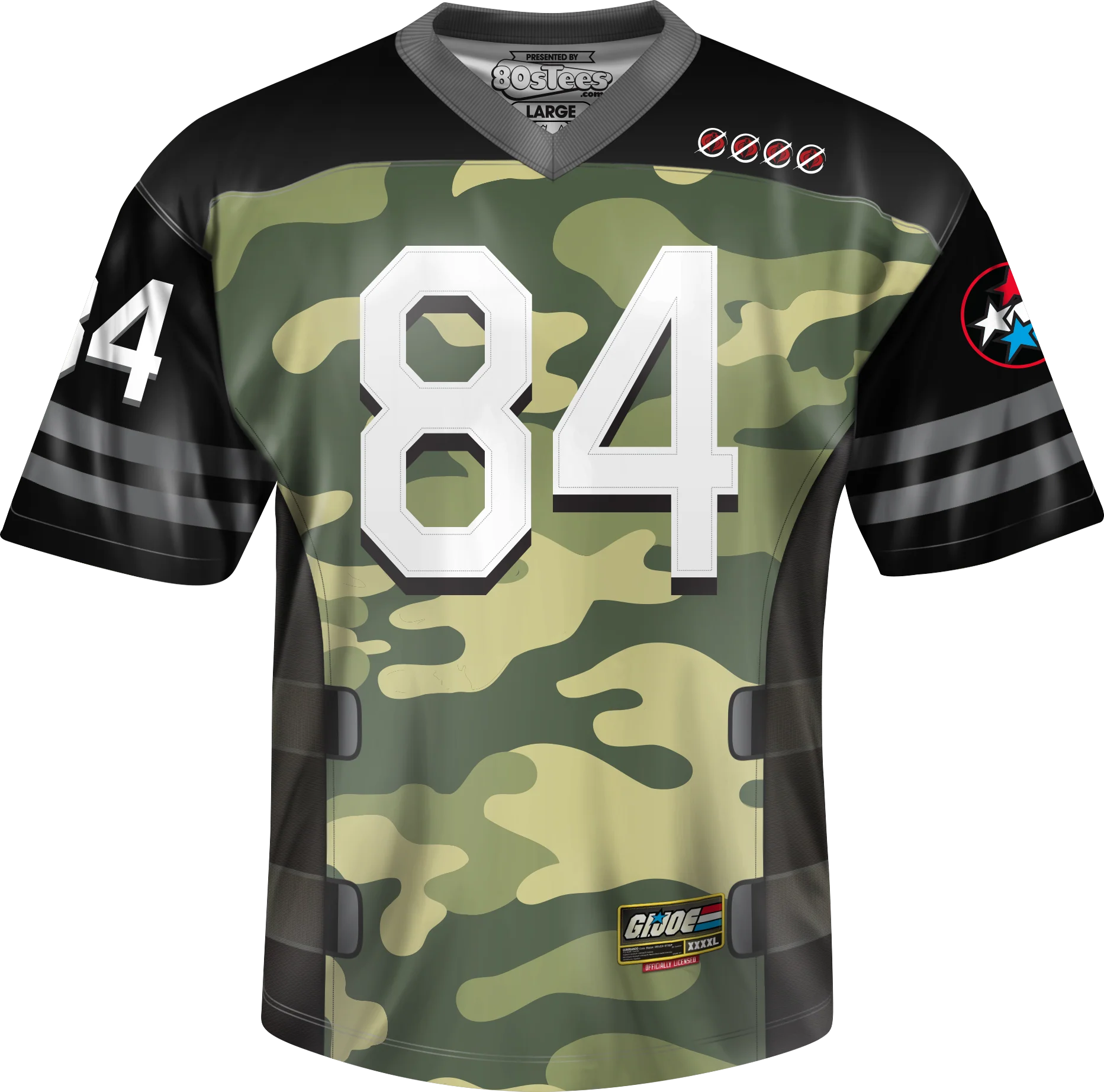 Roadblock GI Joe Football Jersey