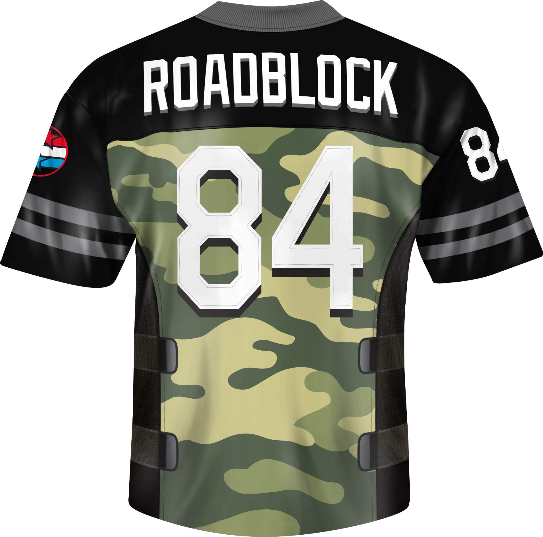 Roadblock GI Joe Football Jersey - Image 2