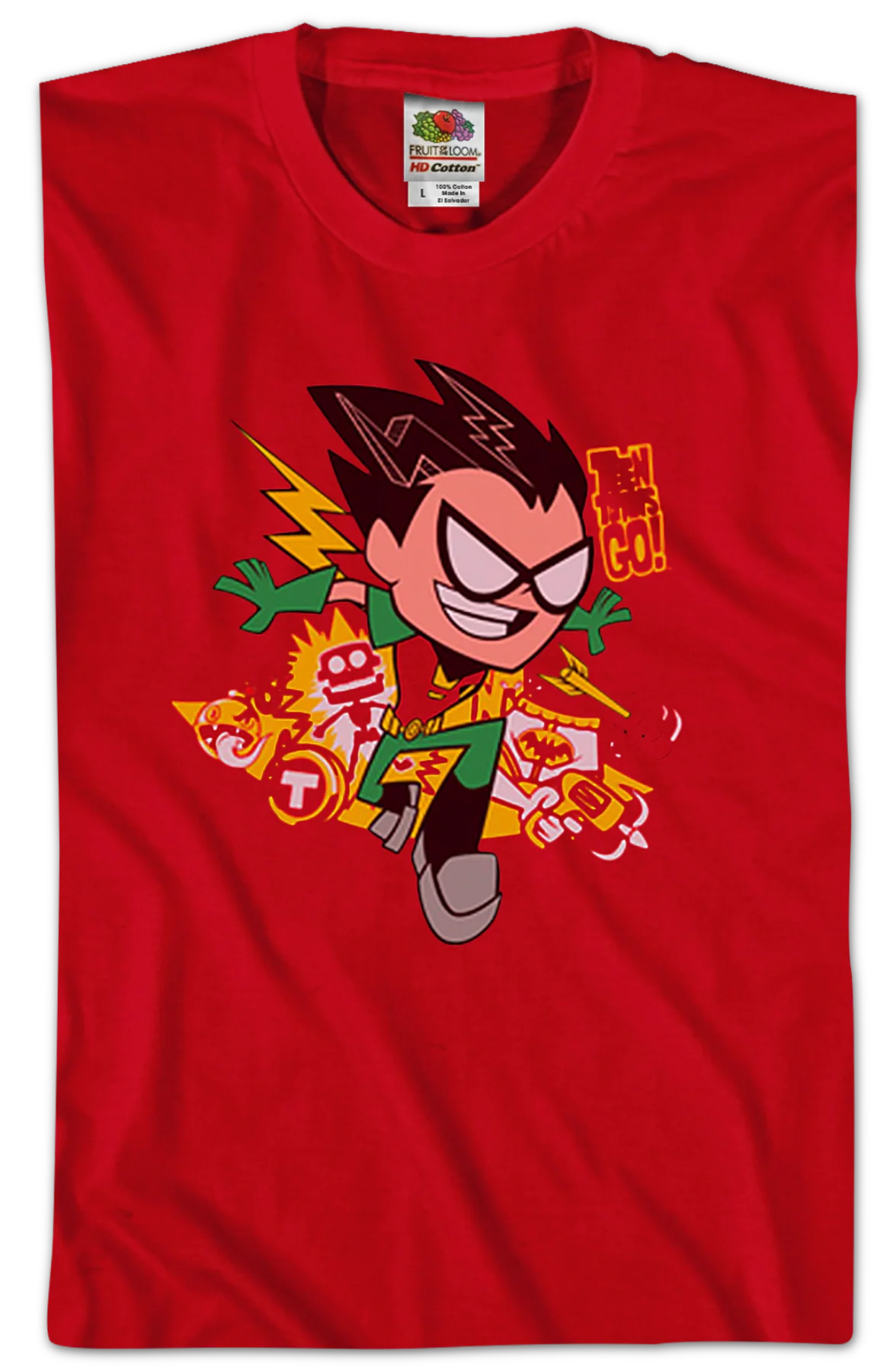 Robin Teen Titans Go T-Shirt - Image 2