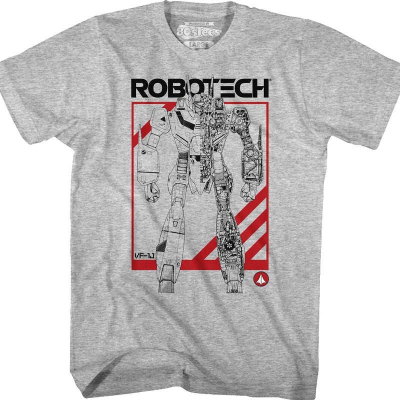 Robotech Battloid Crossection Shirt