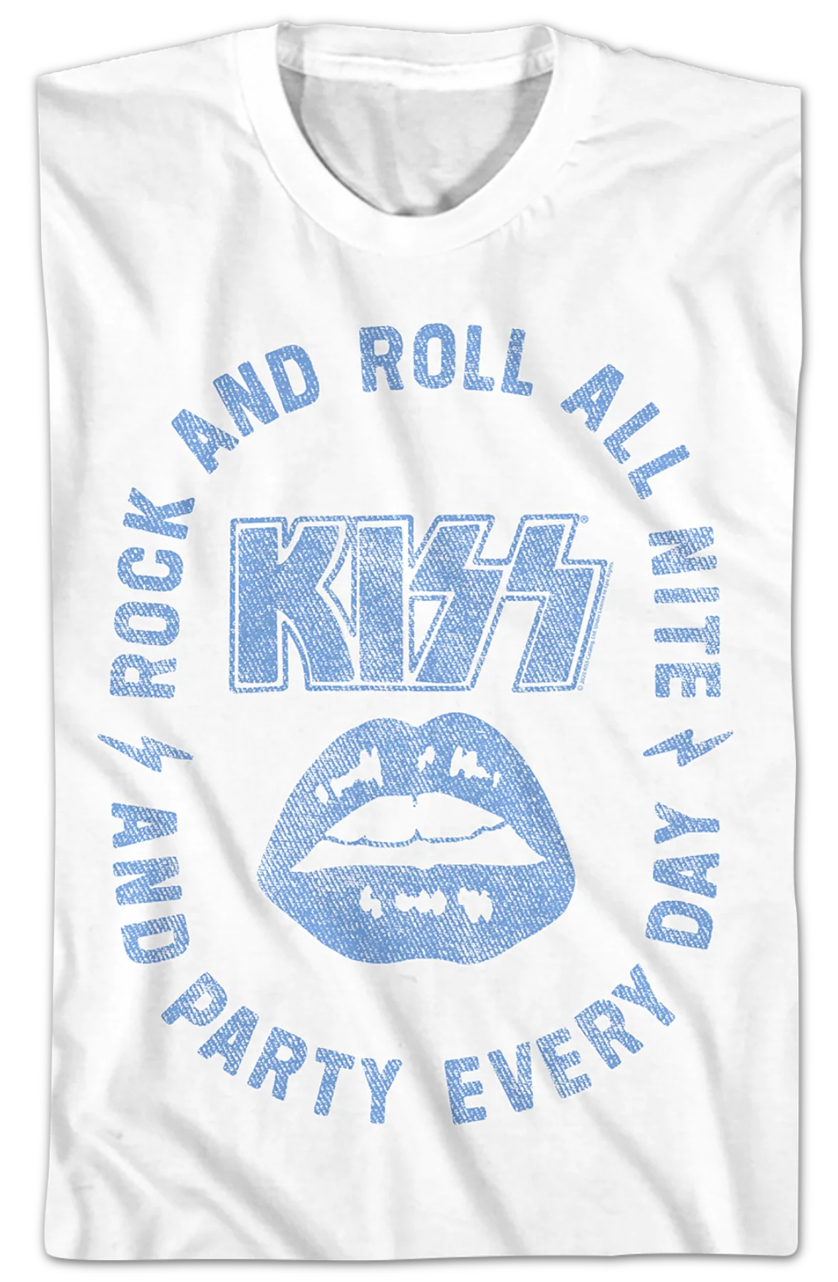 Rock And Roll All Nite And Party Every Day KISS T-Shirt - Image 2