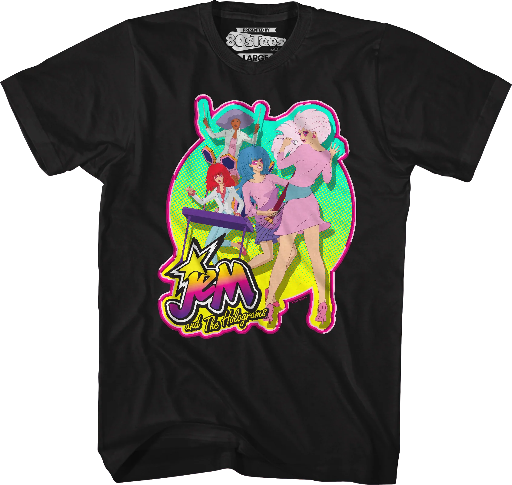 Rock Band Jem And The Holograms T-Shirt - Image 6