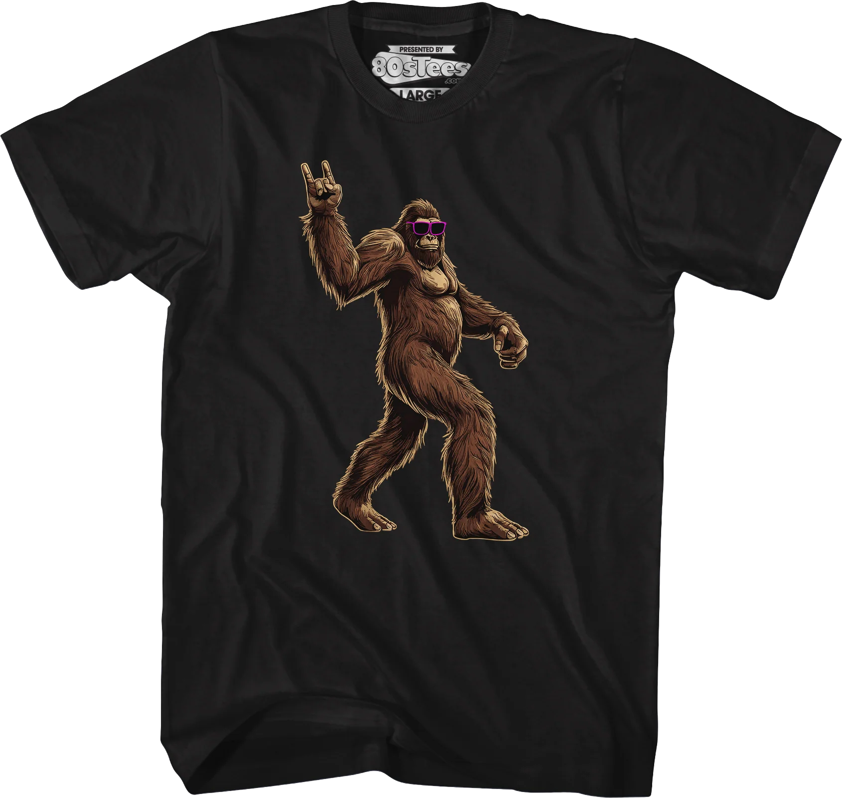 Rock On Bigfoot T-Shirt - Image 4