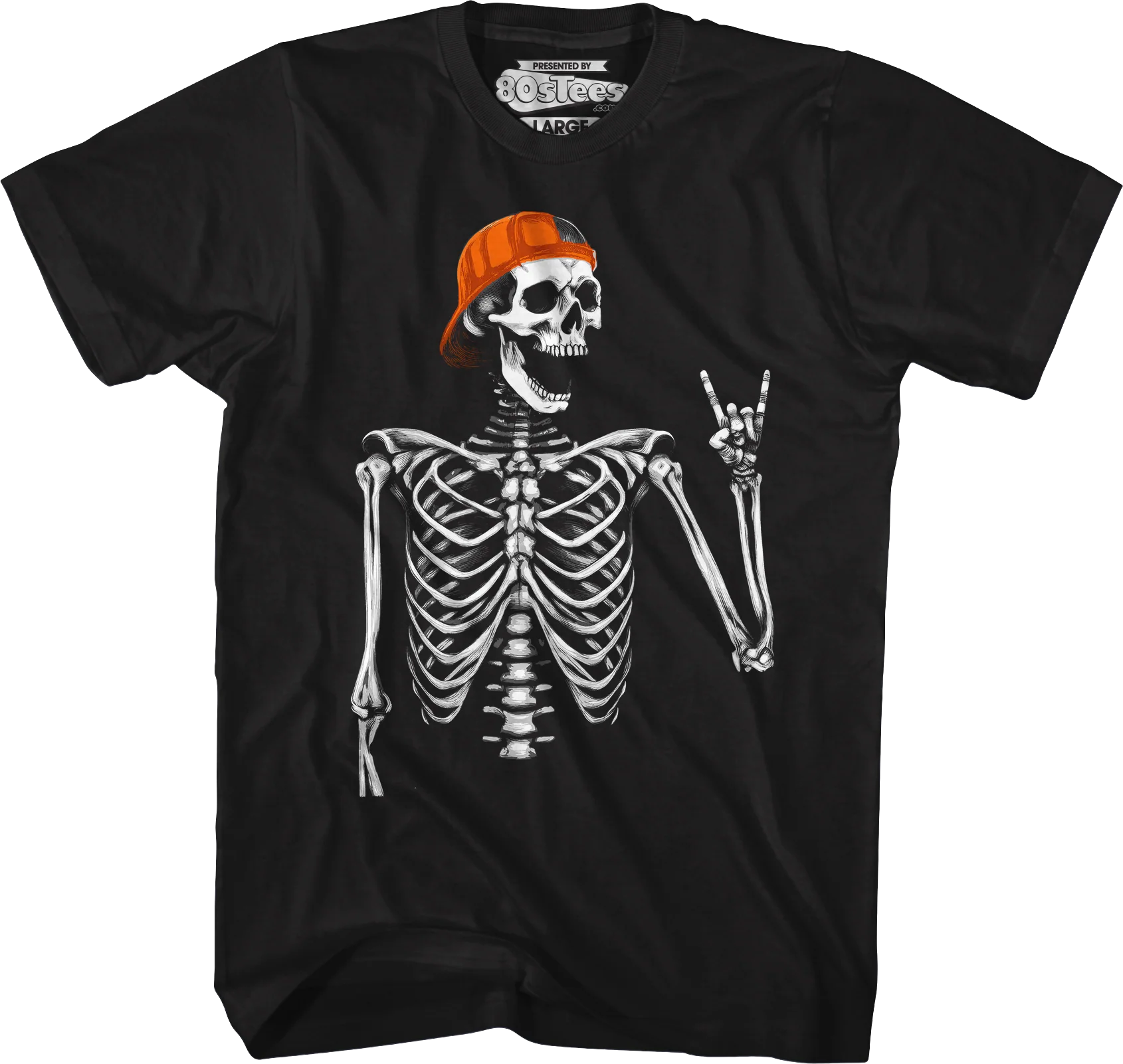 Rock & Roll Skeleton T-Shirt - Image 4