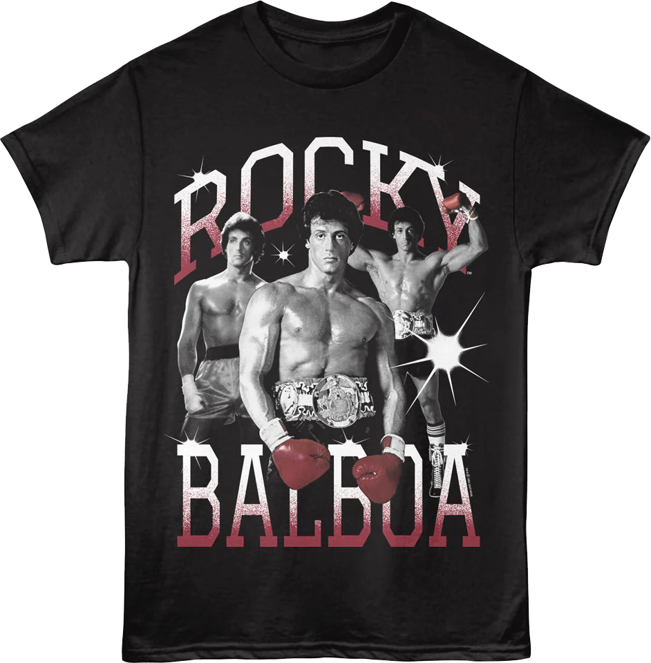 Rocky Balboa Poses Rocky T-Shirt
