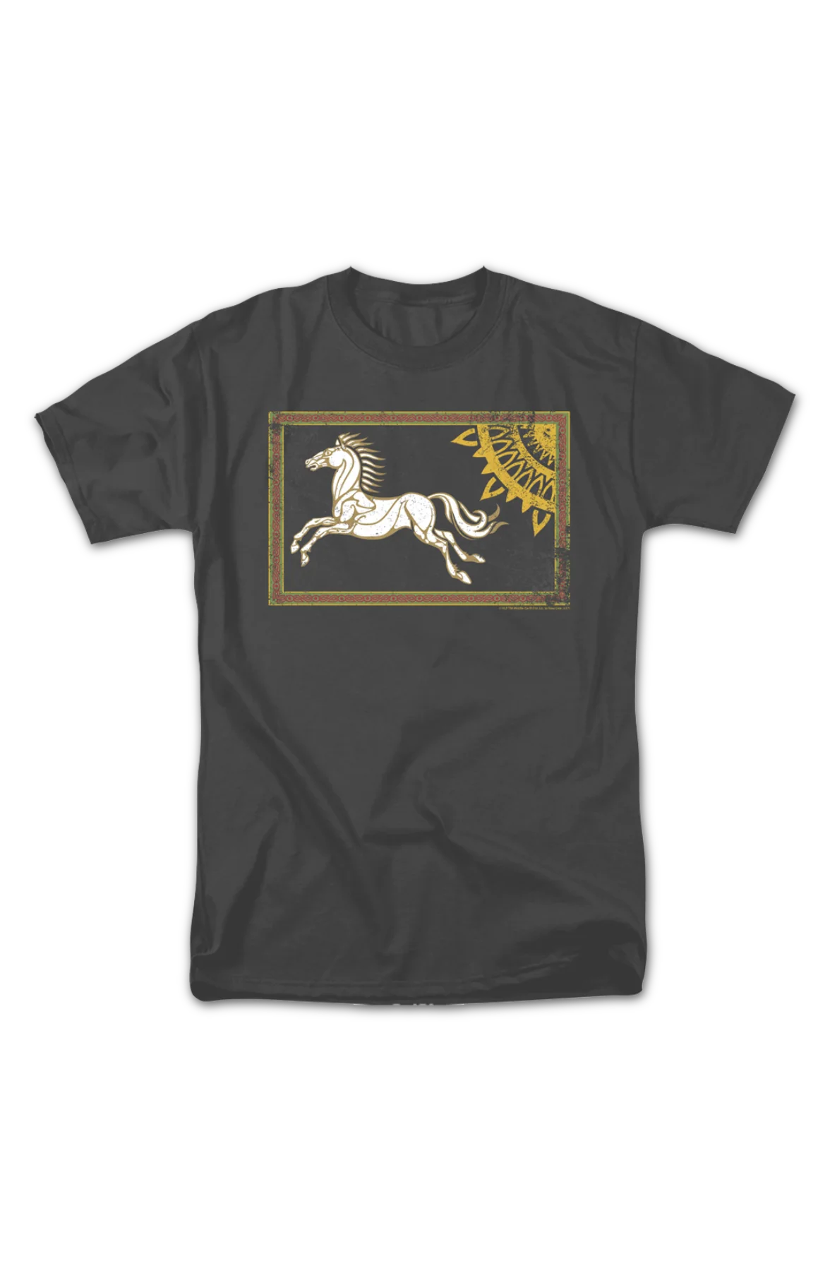 Rohan Banner Lord of the Rings T-Shirt - Image 2