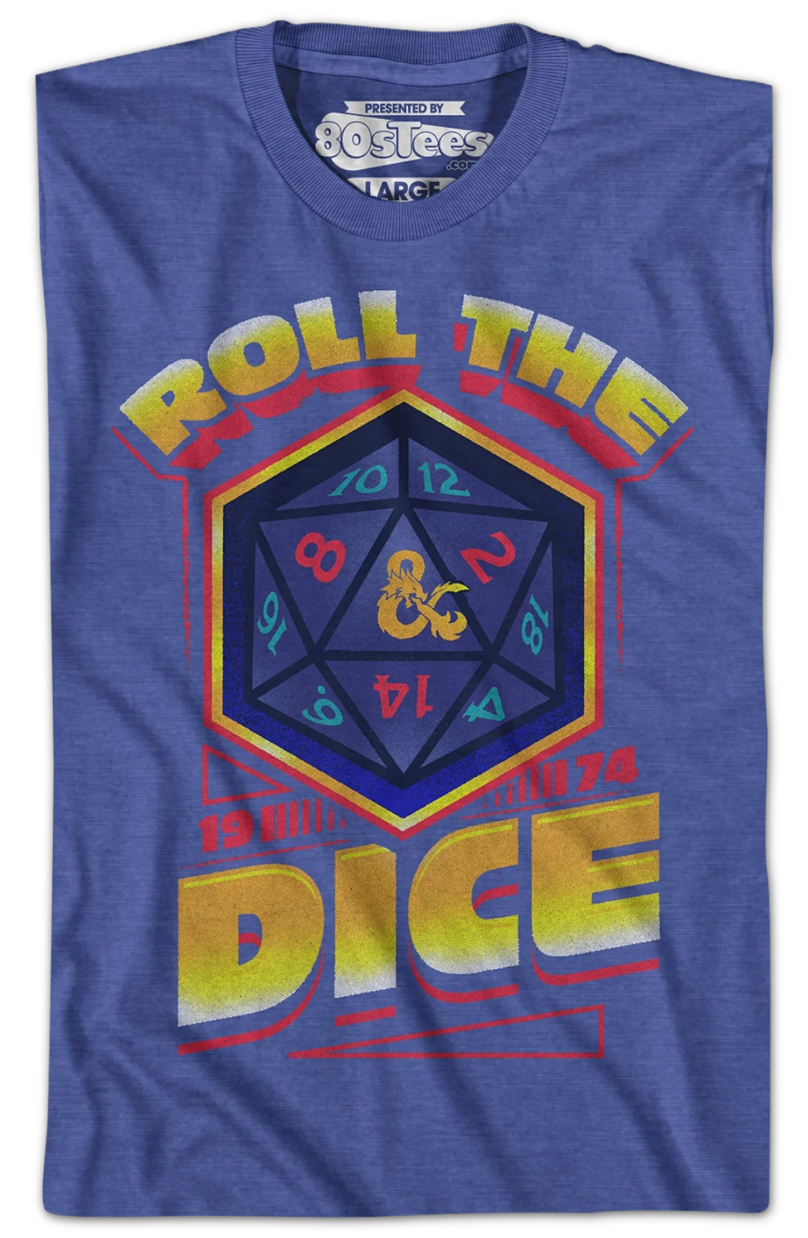 Roll The Dice Dungeons & Dragons T-Shirt - Image 2