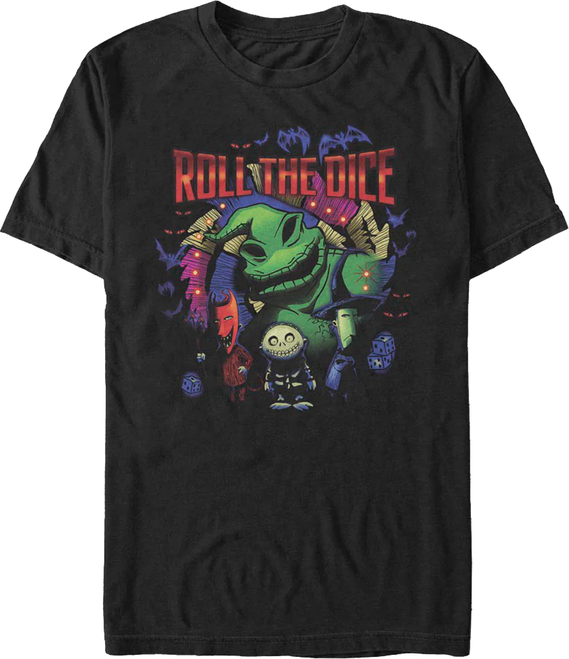 Roll The Dice Nightmare Before Christmas T-Shirt