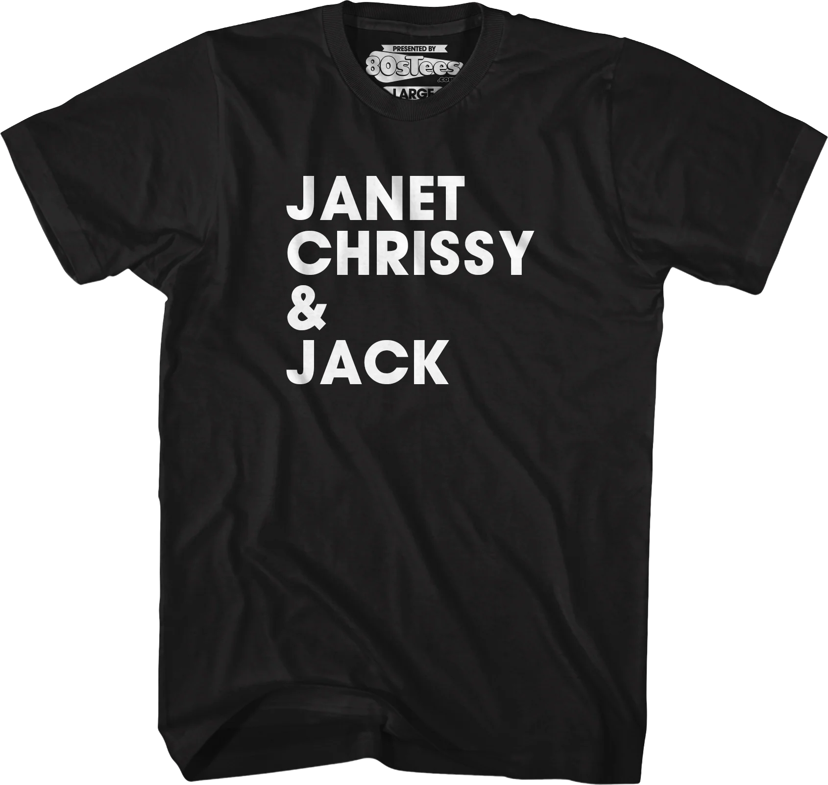 Roommate Names Janet Chrissy & Jack Three's Company T-Shirt