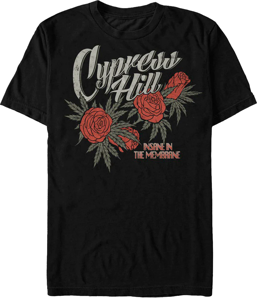 Rose Bud Insane In The Membrane Cypress Hill T-Shirt