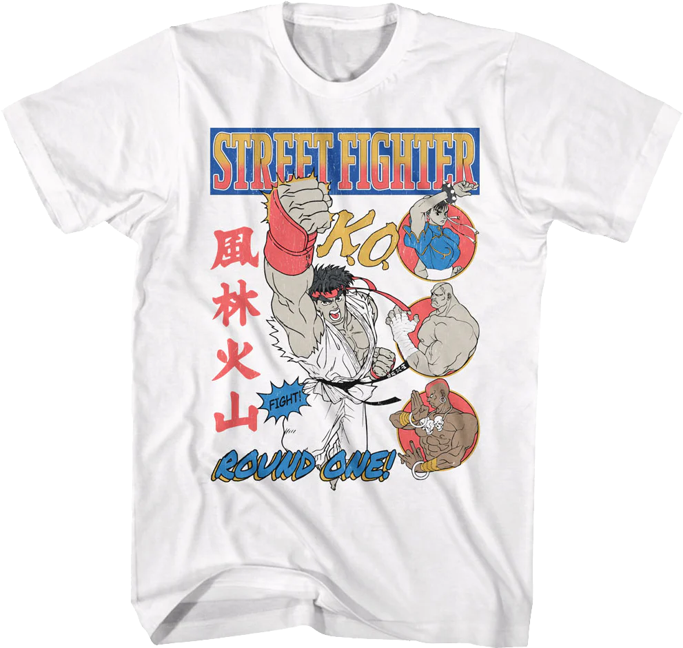 Round One Street Fighter T-Shirt