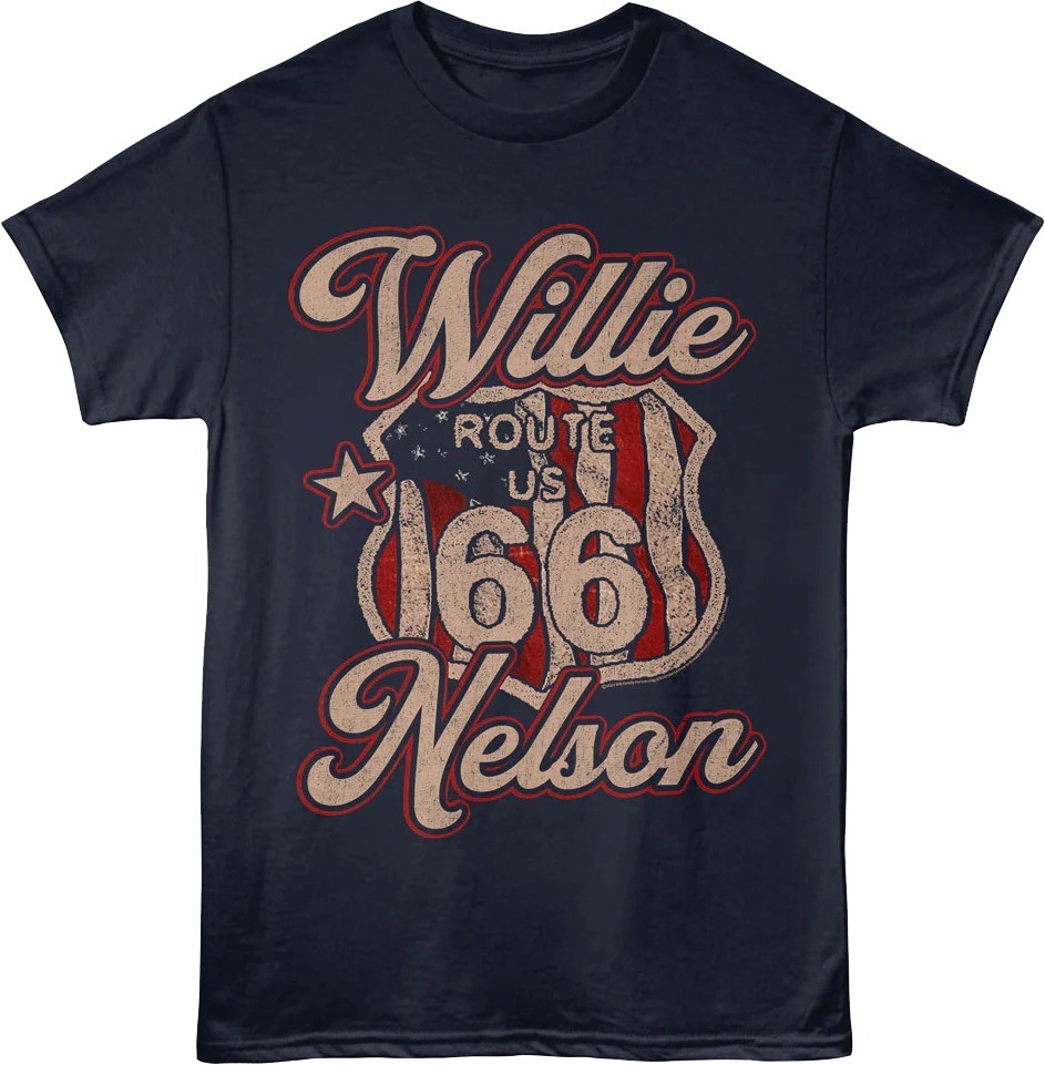 Route 66 Willie Nelson T-Shirt