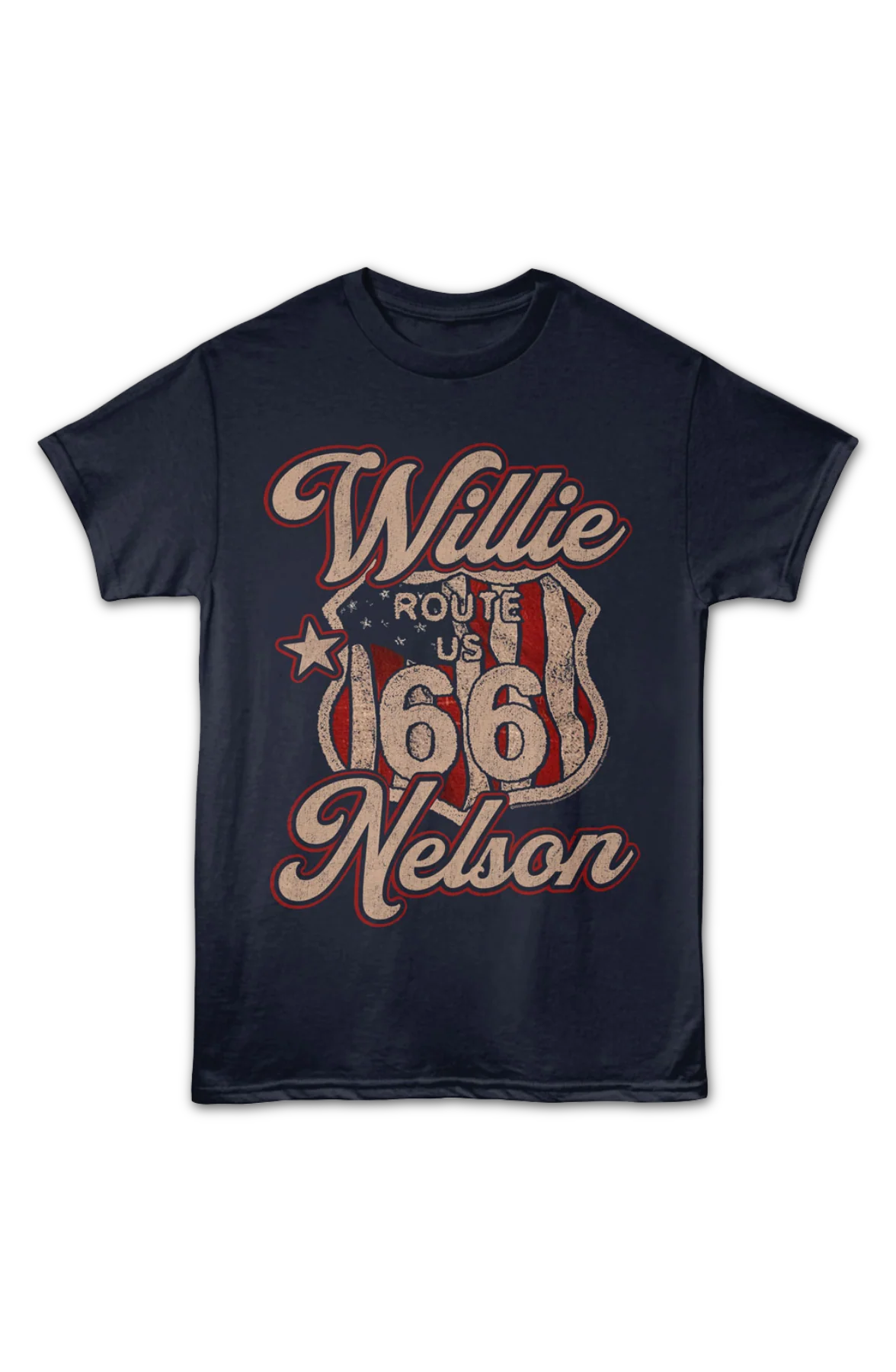 Route 66 Willie Nelson T-Shirt - Image 2