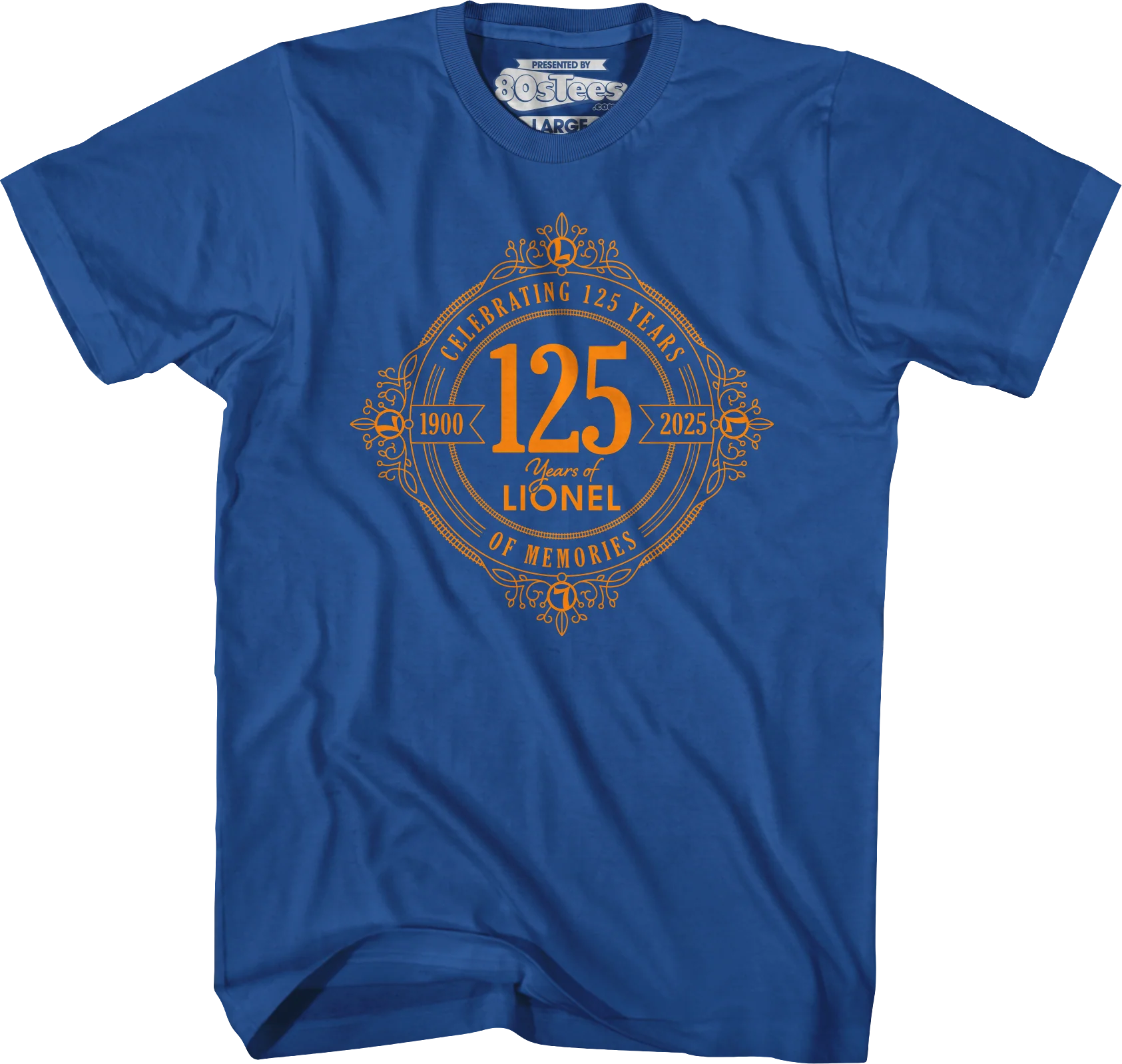 Royal Celebrating 125 Years Of Memories Lionel Trains T-Shirt