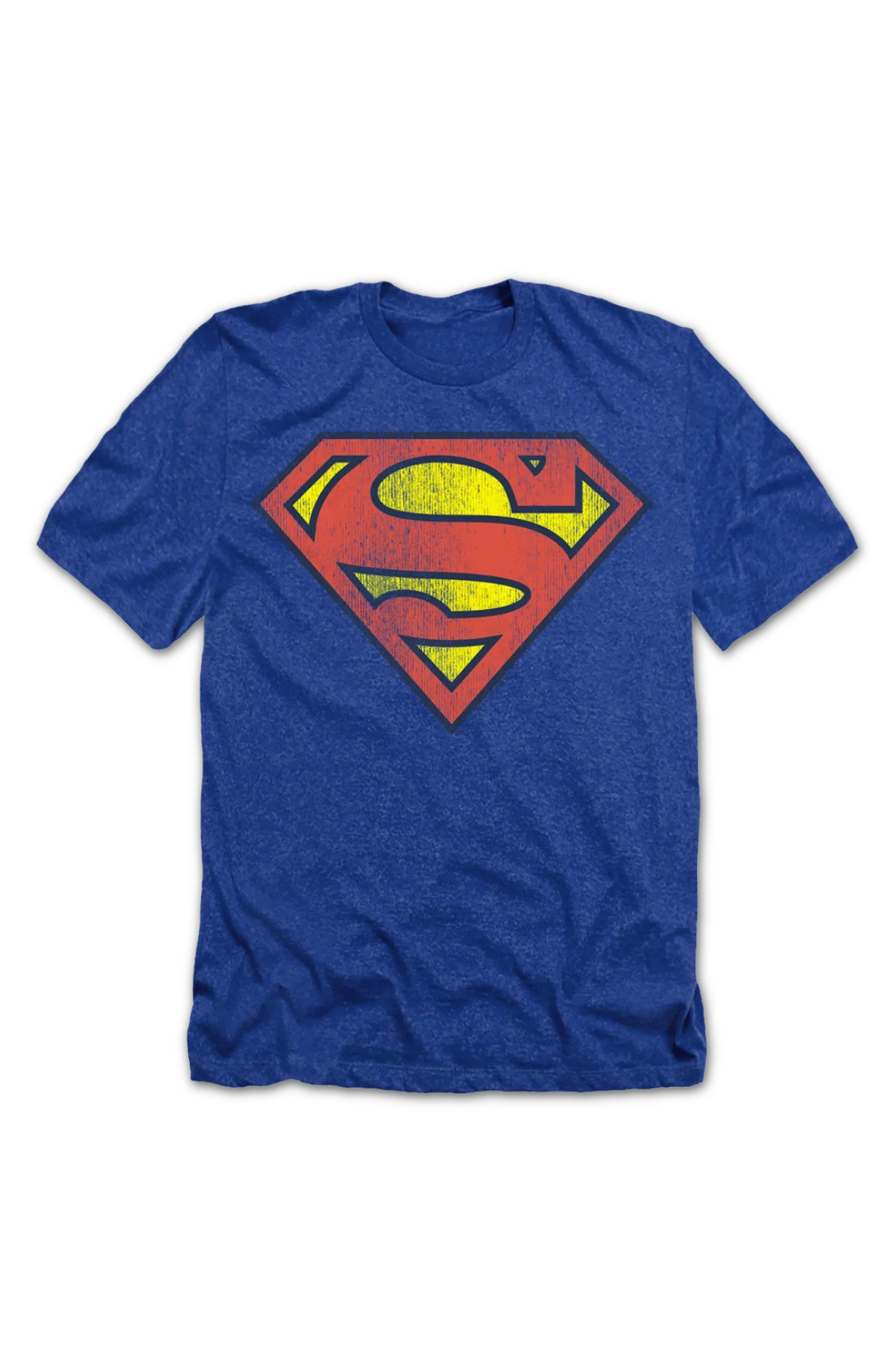 Royal Heather Superman Logo DC Comics T-Shirt - Image 2