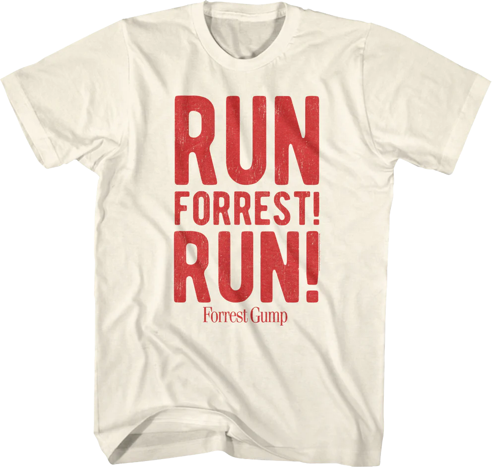 Run Forrest Run Forrest Gump T-Shirt