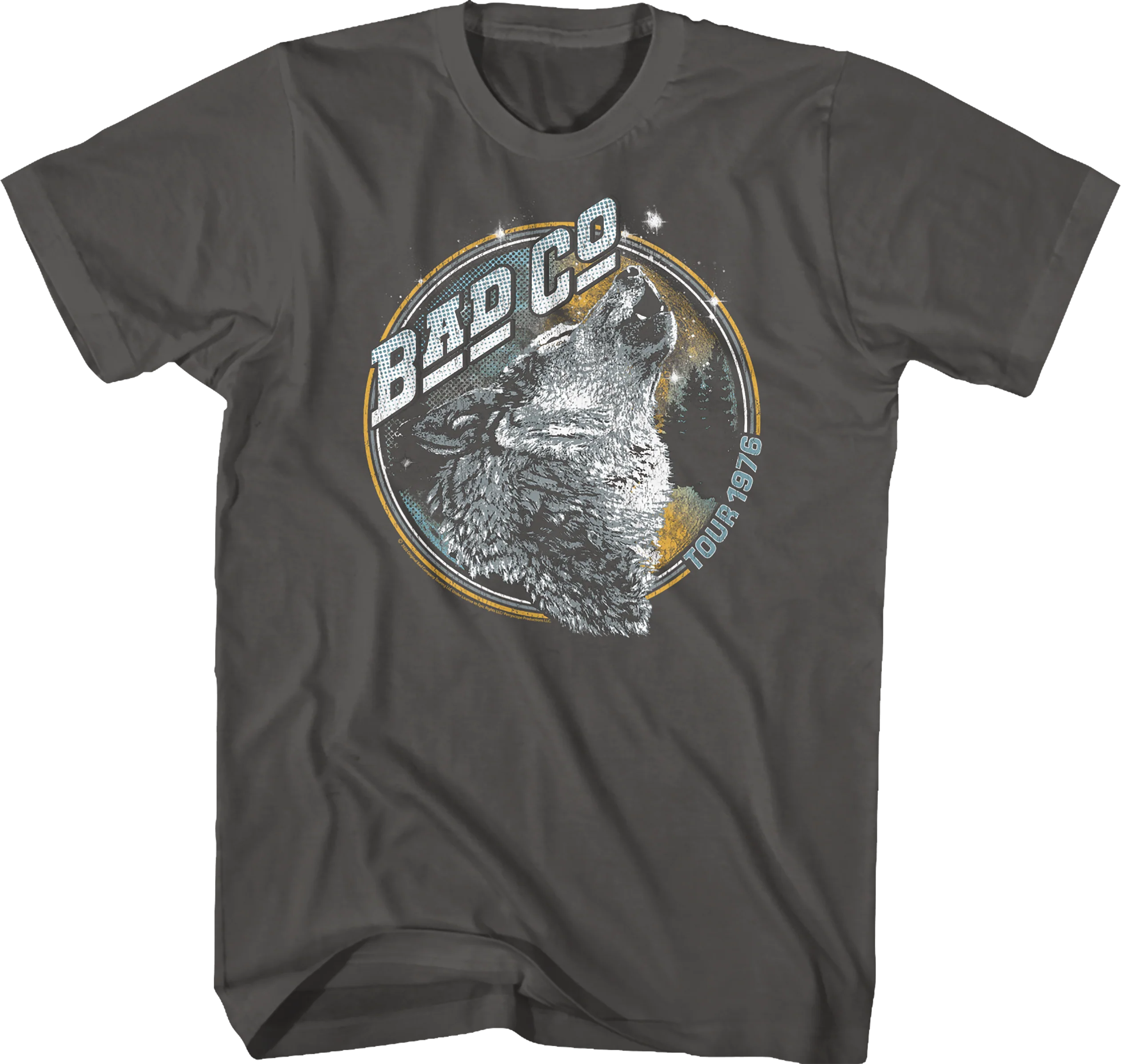 Run With The Pack 1976 Tour Bad Company T-Shirt