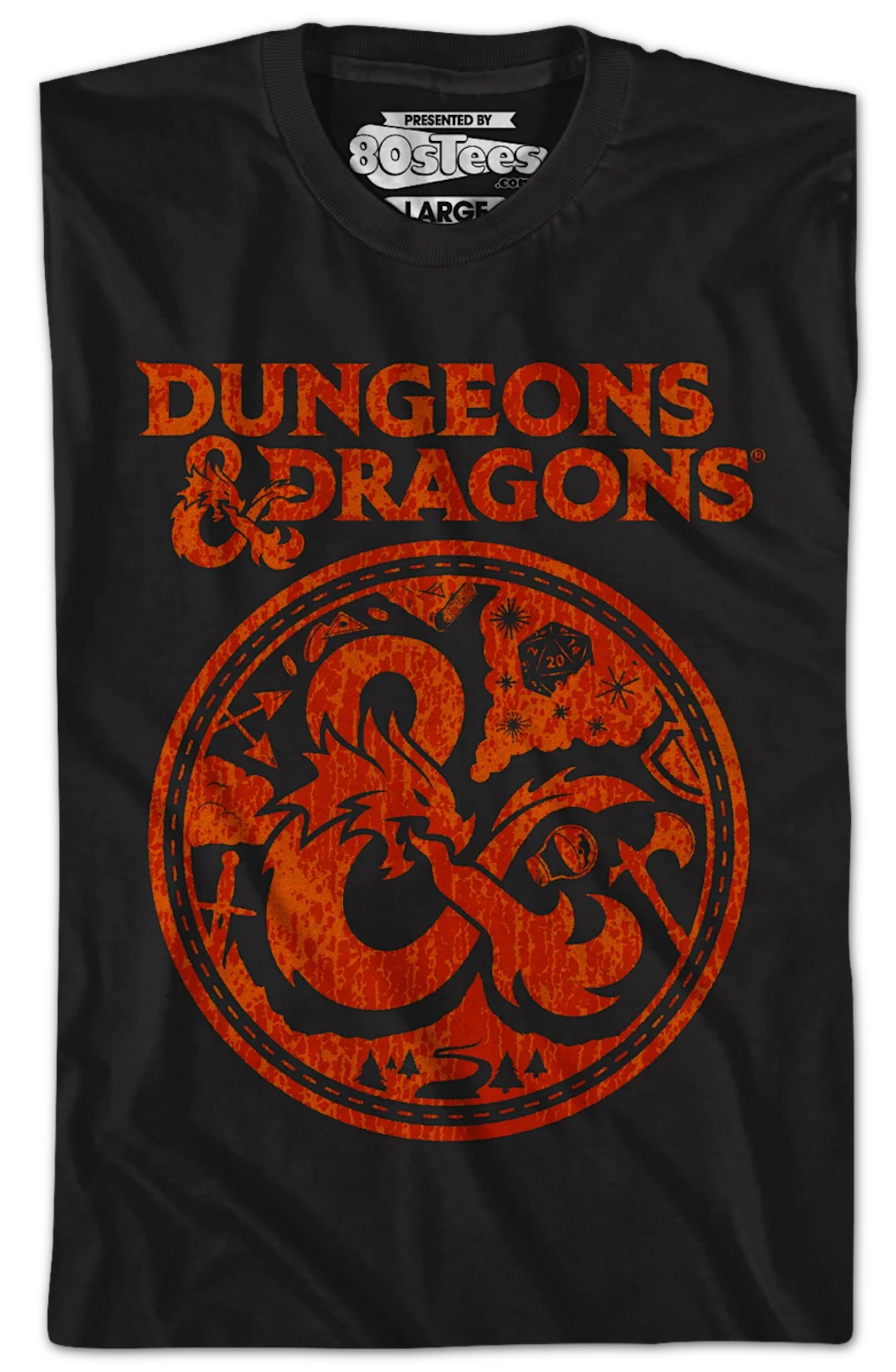 Rusted Logo Dungeons & Dragons T-Shirt - Image 2