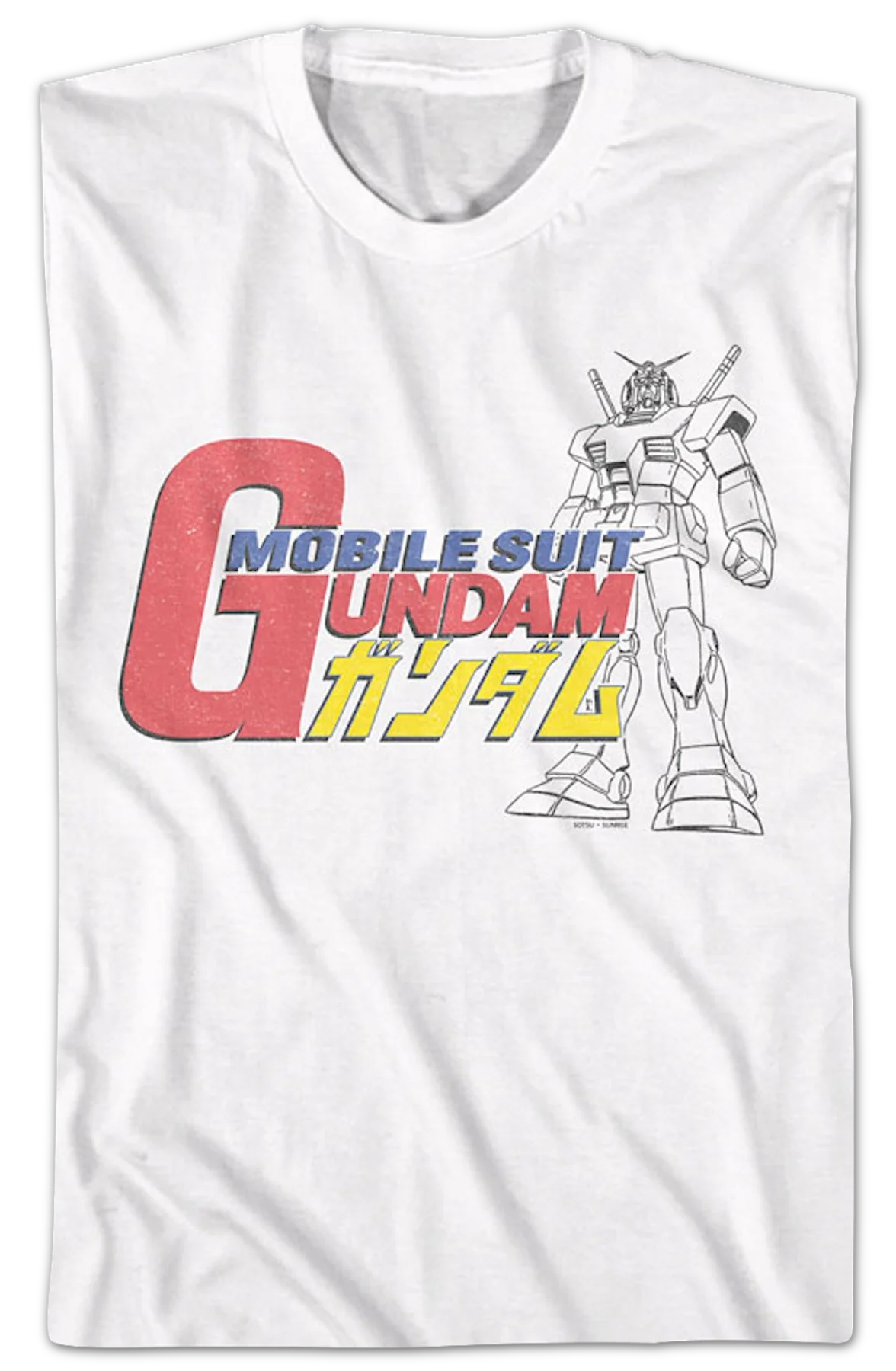 RX-78-2 Sketch Gundam T-Shirt - Image 2