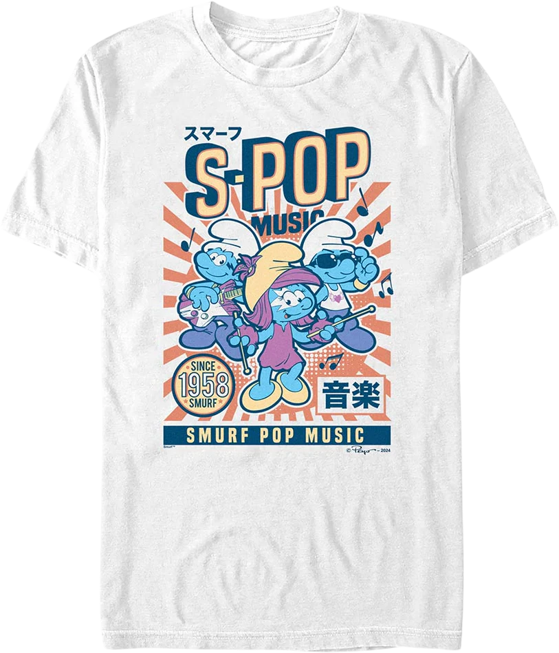 S-Pop Music Smurfs T-Shirt