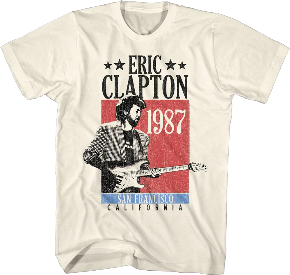 San Francisco 1987 Eric Clapton T-Shirt