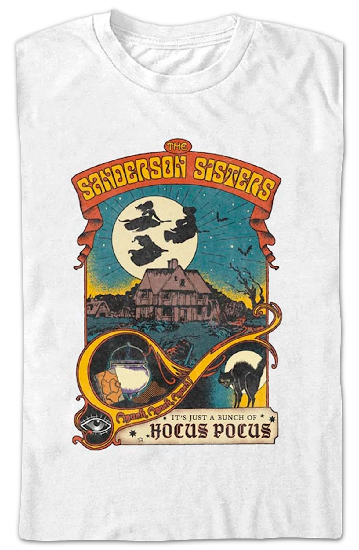 Sanderson Sisters Silhouettes Hocus Pocus T-Shirt - Image 2