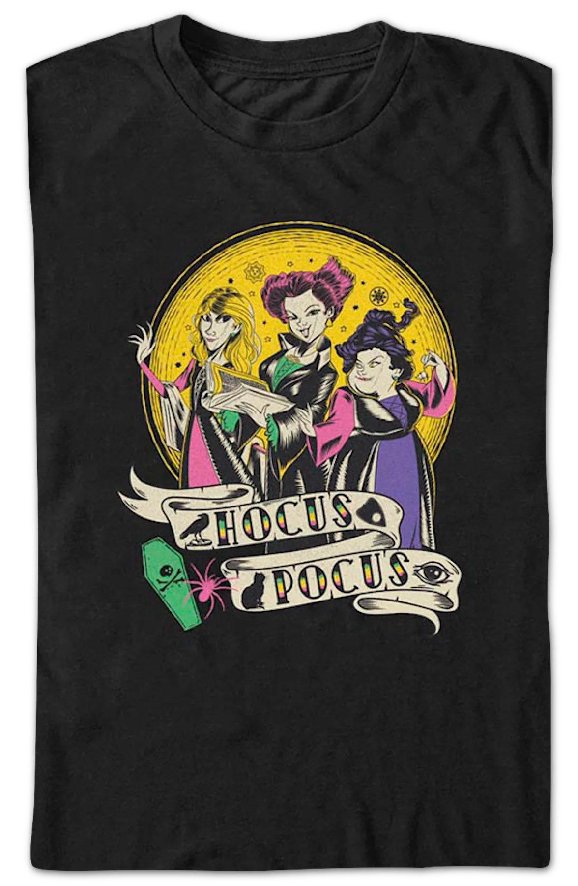 Sanderson Sisters Sketches Hocus Pocus T-Shirt - Image 2