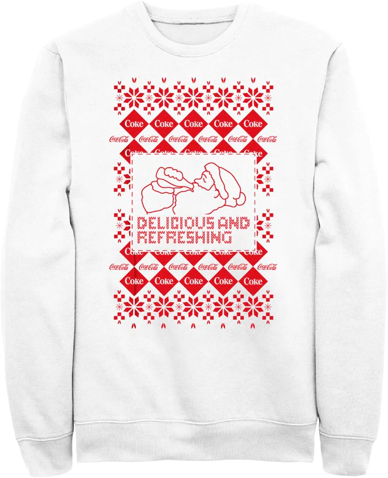 Santa Claus Delicious And Refreshing Coca-Cola Sweatshirt