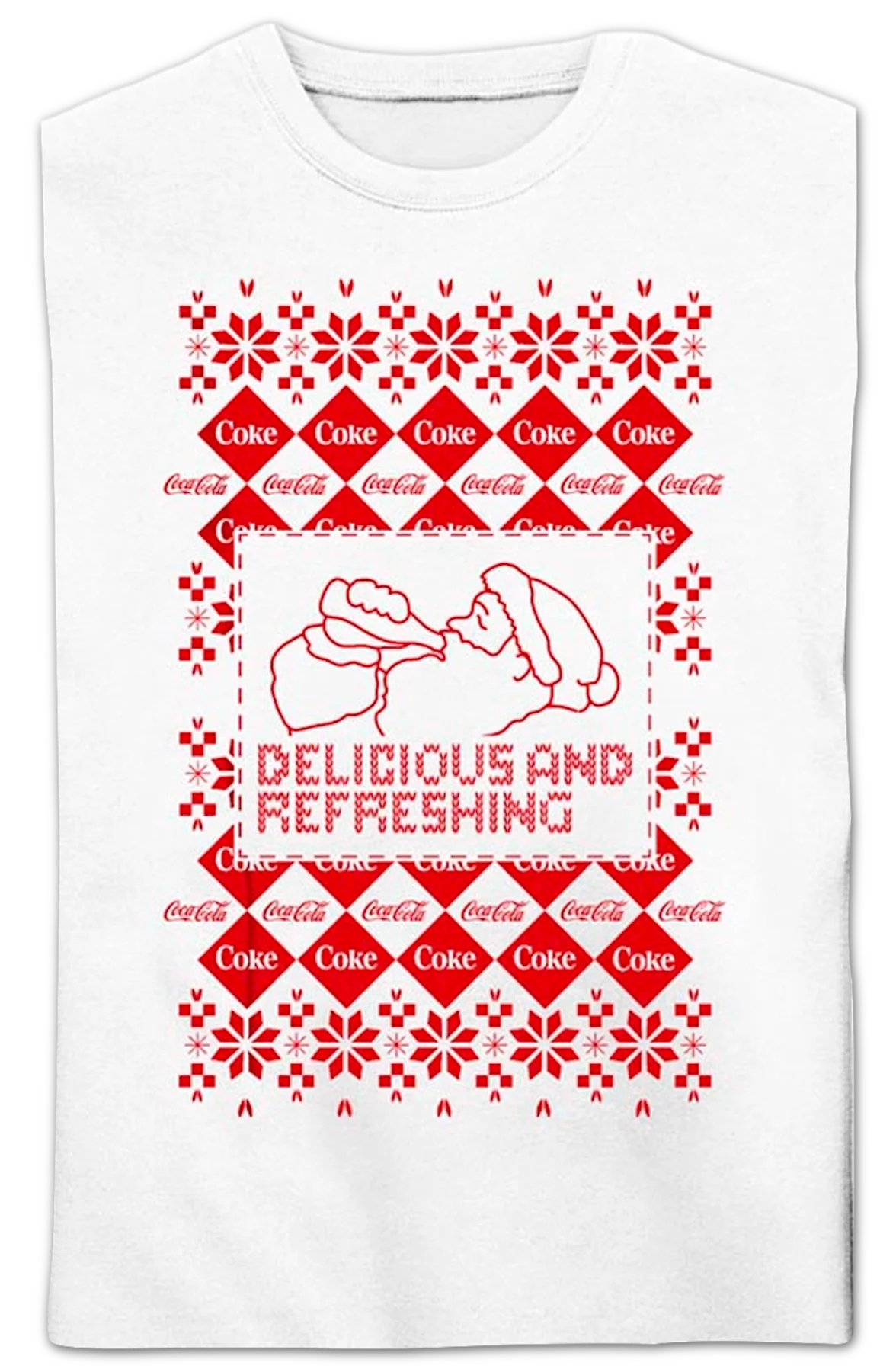 Santa Claus Delicious And Refreshing Coca-Cola Sweatshirt - Image 2