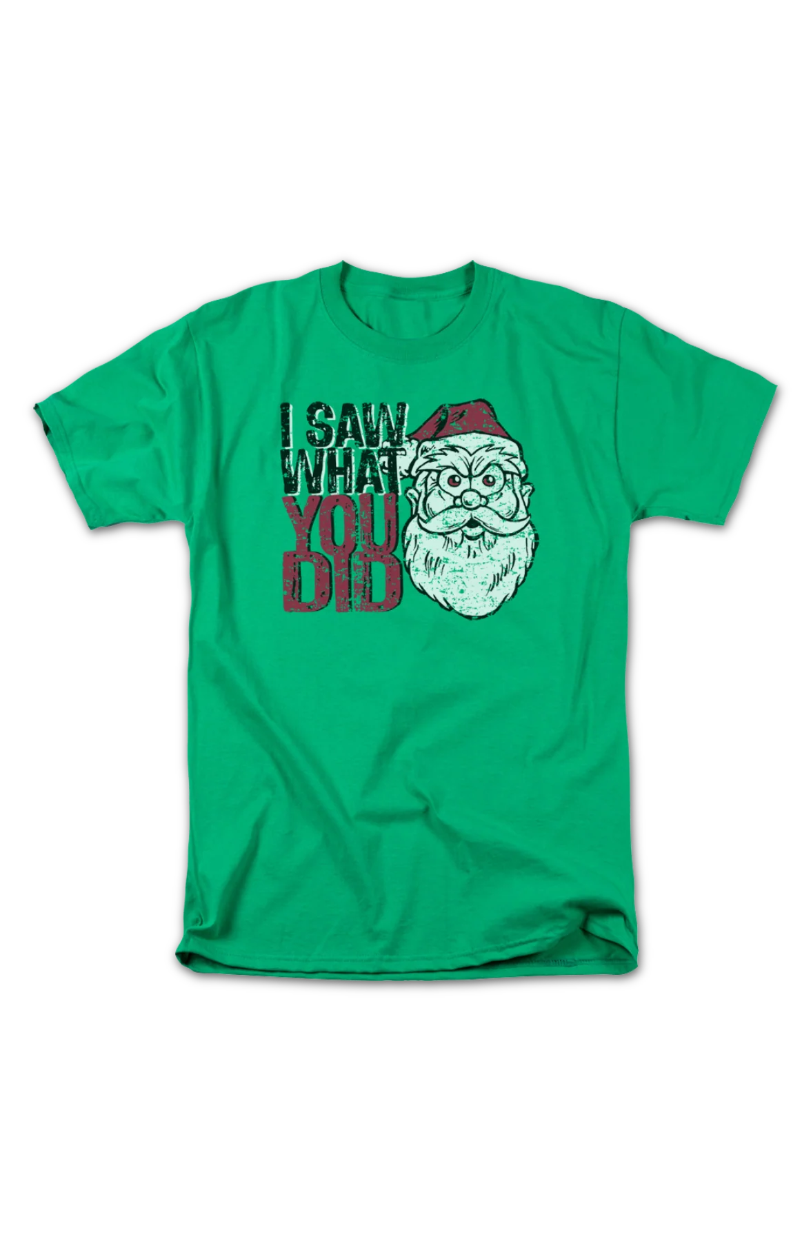 Santa Claus I Saw What You Did T-Shirt - Image 2