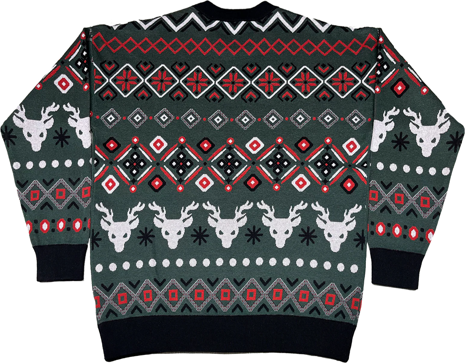 Santa Claus Sleigher Knitted Christmas Sweater - Image 3