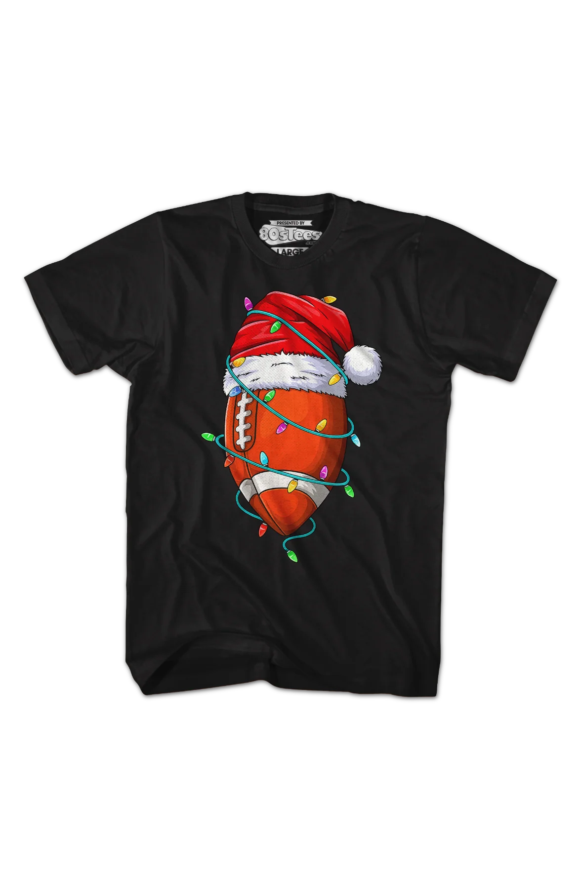 Santa Football T-Shirt - Image 2