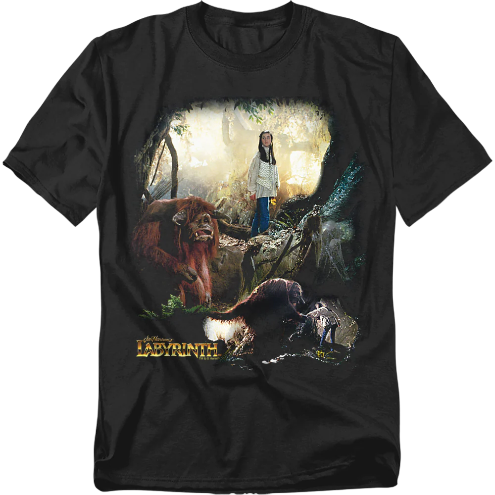Sarah & Ludo Collage Labyrinth T-Shirt - Image 2