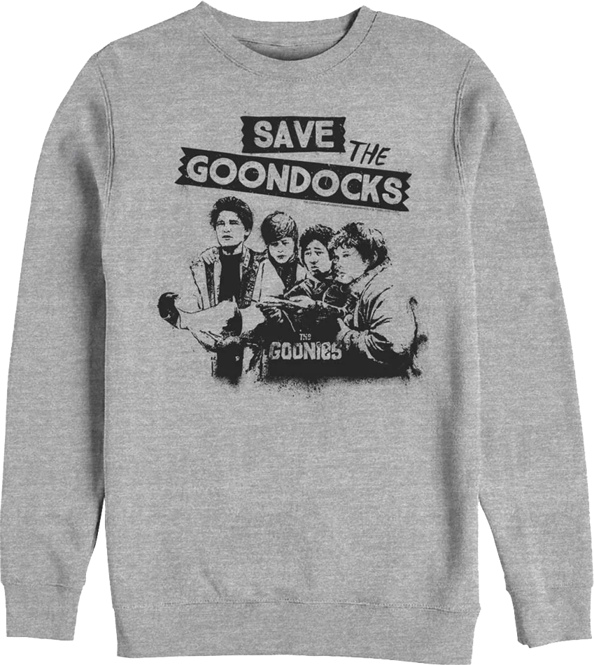 Save The Goon Docks Goonies Sweatshirt