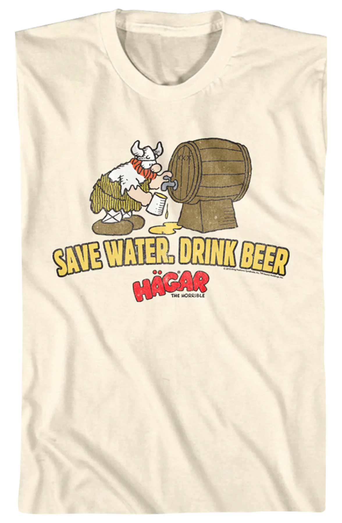 Save Water Drink Beer Hagar The Horrible T-Shirt - Image 2