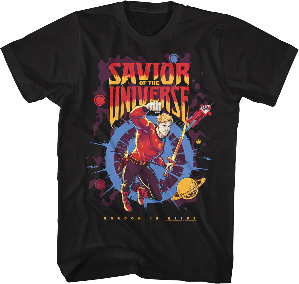 Savior Of The Universe Flash Gordon T-Shirt