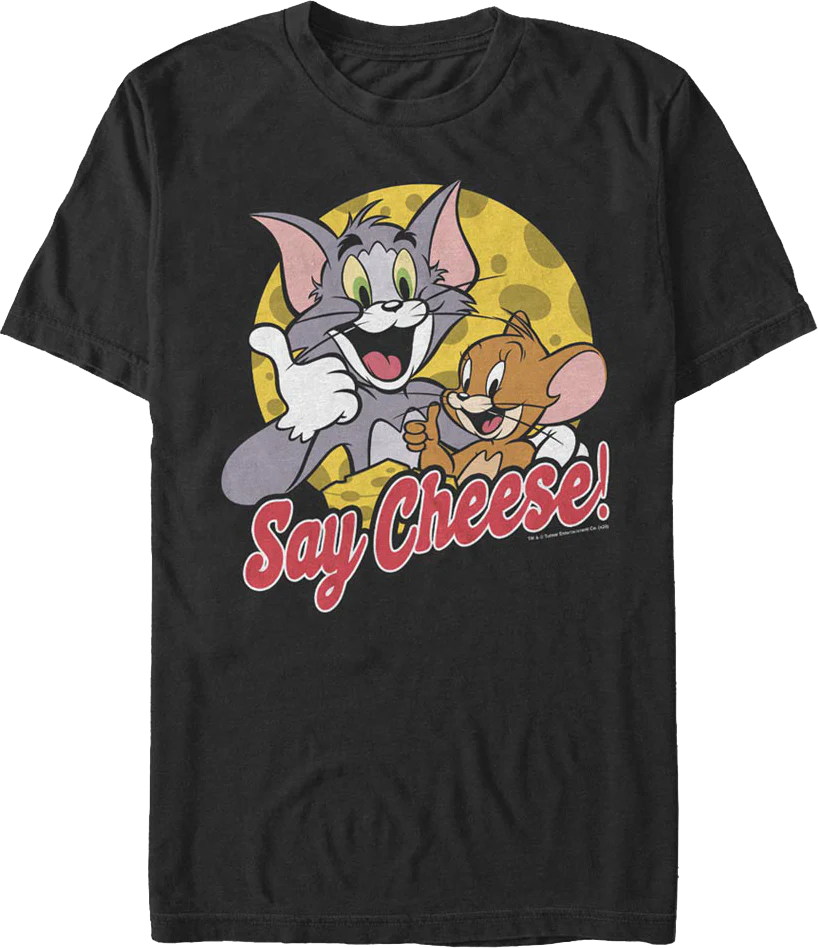 Say Cheese Tom And Jerry T-Shirt