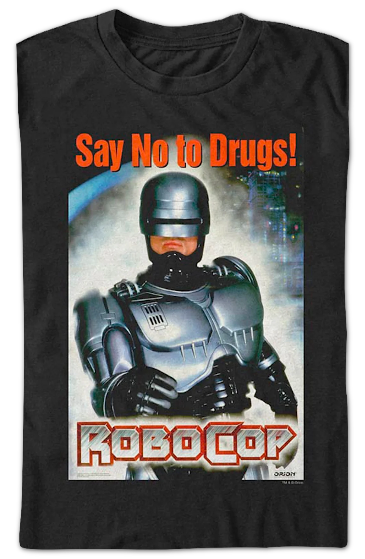 Say No to Drugs Robocop T-Shirt - Image 2