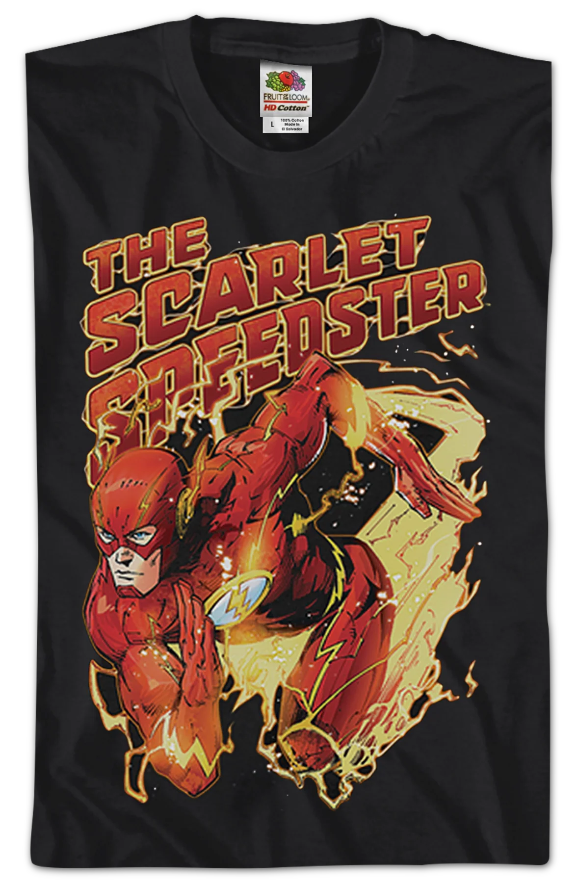 Scarlet Speedster Flash T-Shirt - Image 2