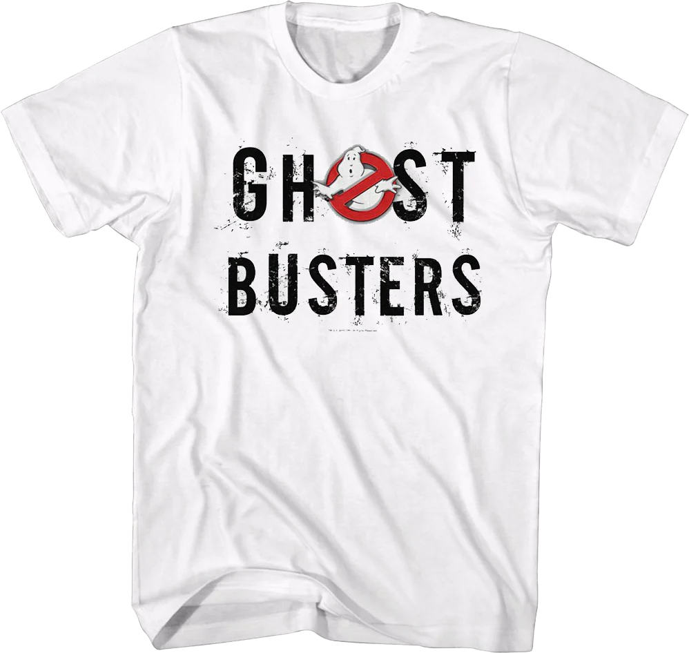 Scattered Logo Ghostbusters T-Shirt