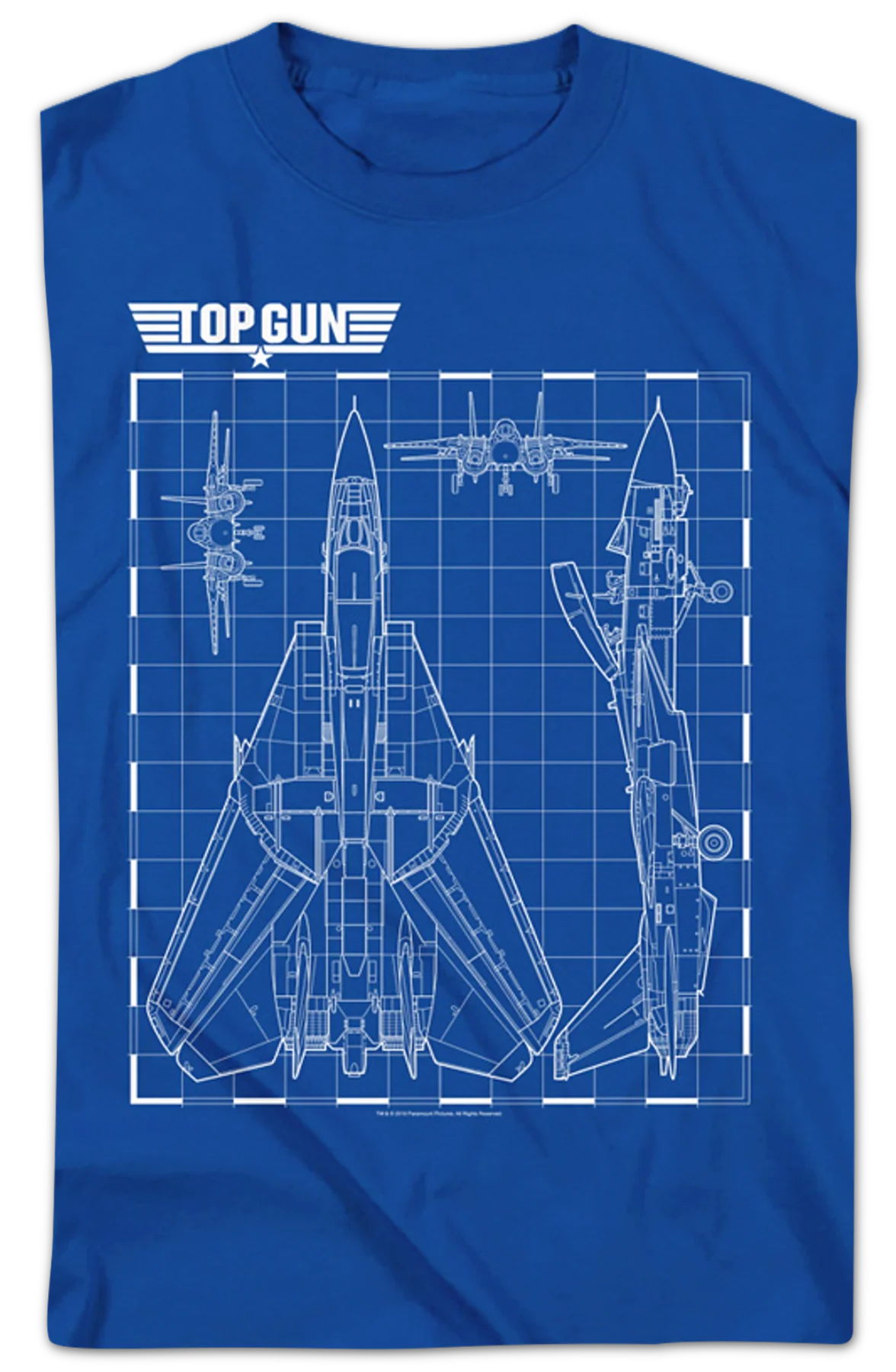 Schematic Top Gun T-Shirt - Image 2