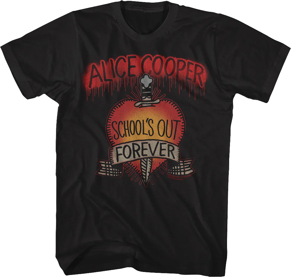 School's Out Forever Alice Cooper T-Shirt