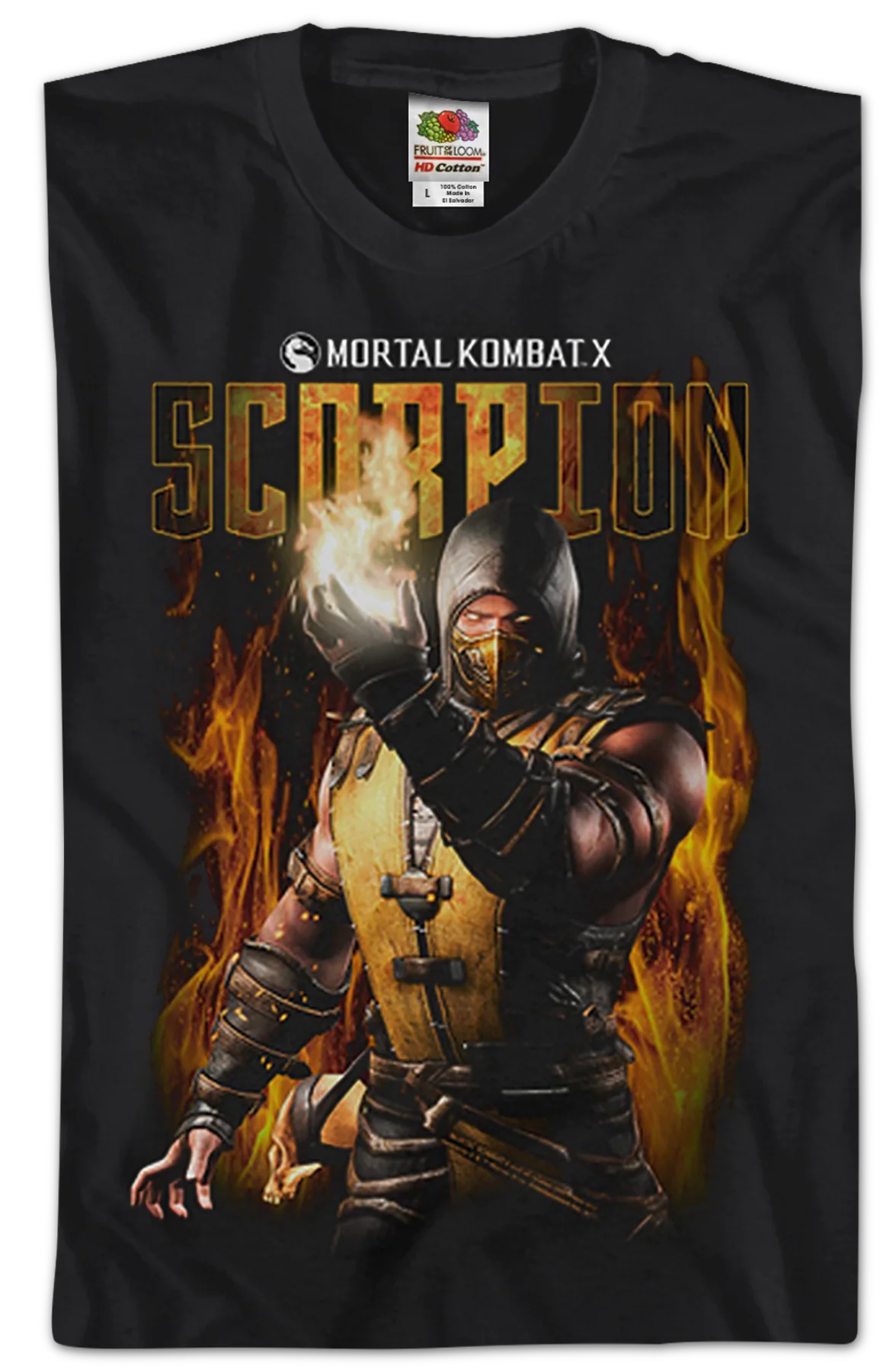 Scorpion Mortal Kombat X T-Shirt - Image 2