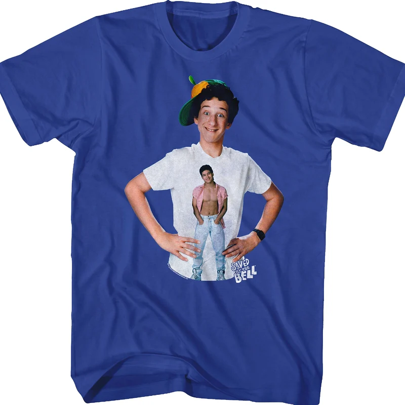 Screech Wearing Slater T-Shirt