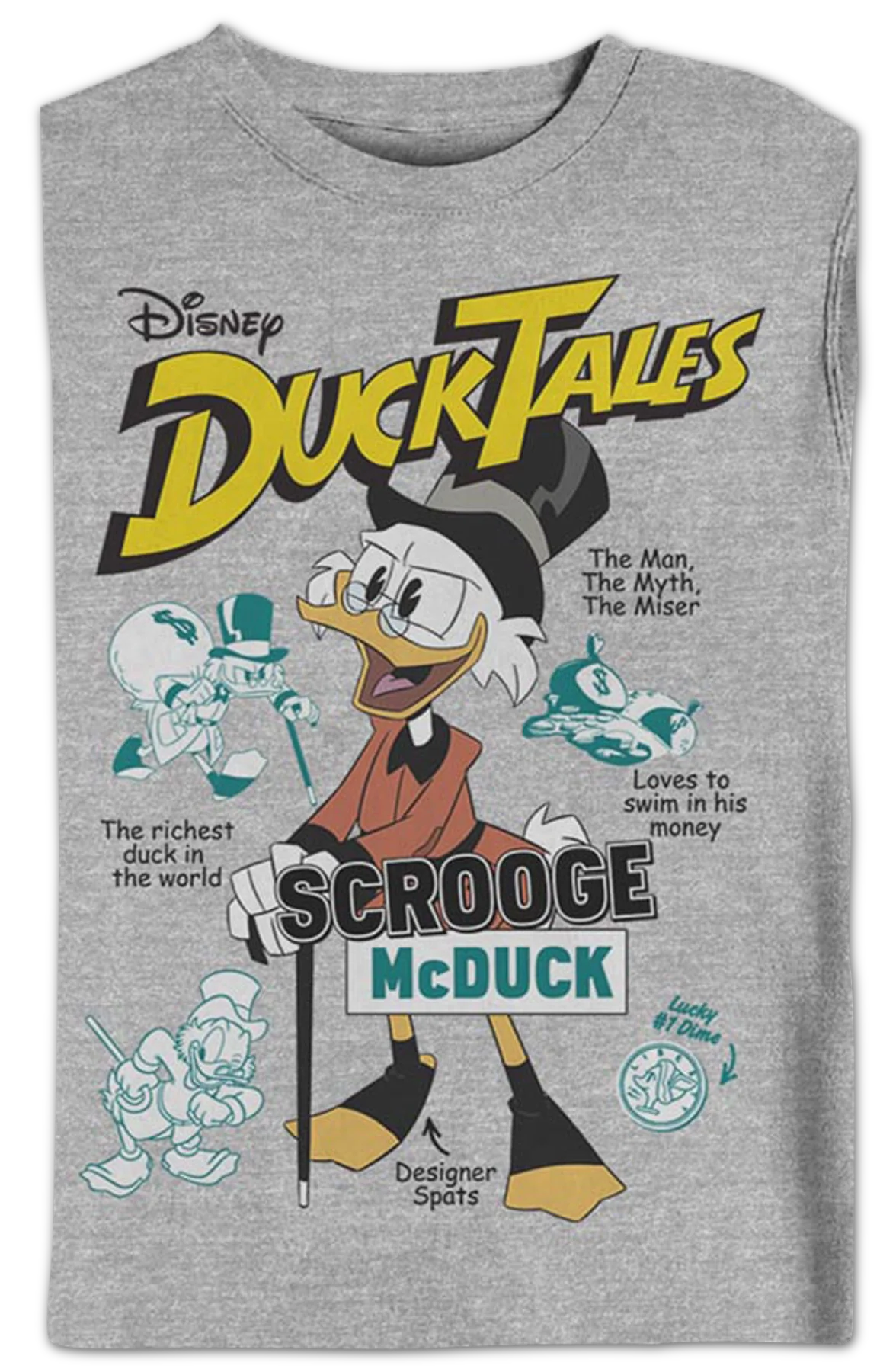 Scrooge McDuck The Man The Myth The Miser DuckTales Sweatshirt - Image 2